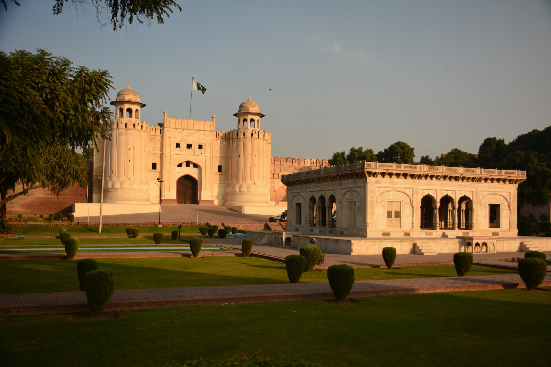 the Lahore fort building in Pakistan
